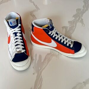 Nike Blazer Mid 77 EMB NBA 75TH Anniversary Knicks Sneakers Mens 10 DD8025-100